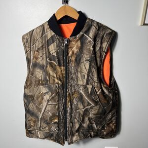 Redhead Thinsulate Reversible Blaze Vest Hunting Orange Camo Men's M Waterproof